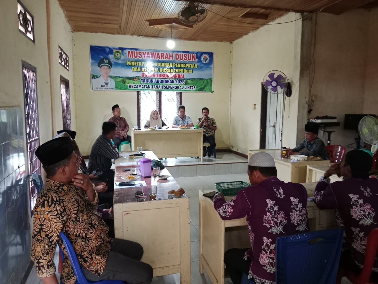 Musyawarah Penetapan Anggaran Pendapatan dan Belanja Dusun Lubuk Landai Digelar Secara Terbuka